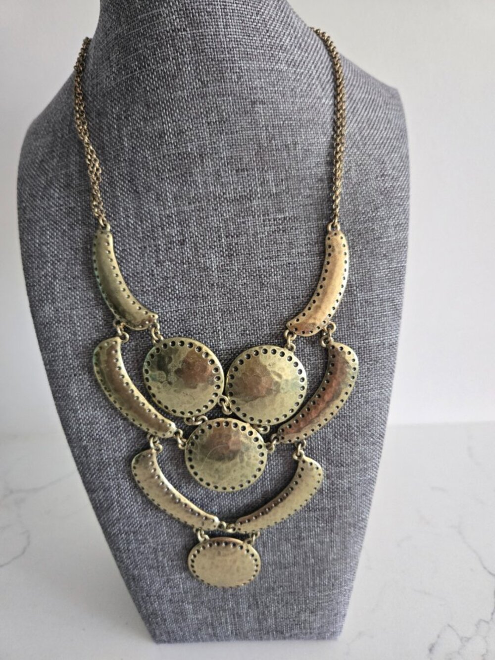 Lucky Brand Collier Plastron Bib  Necklace
